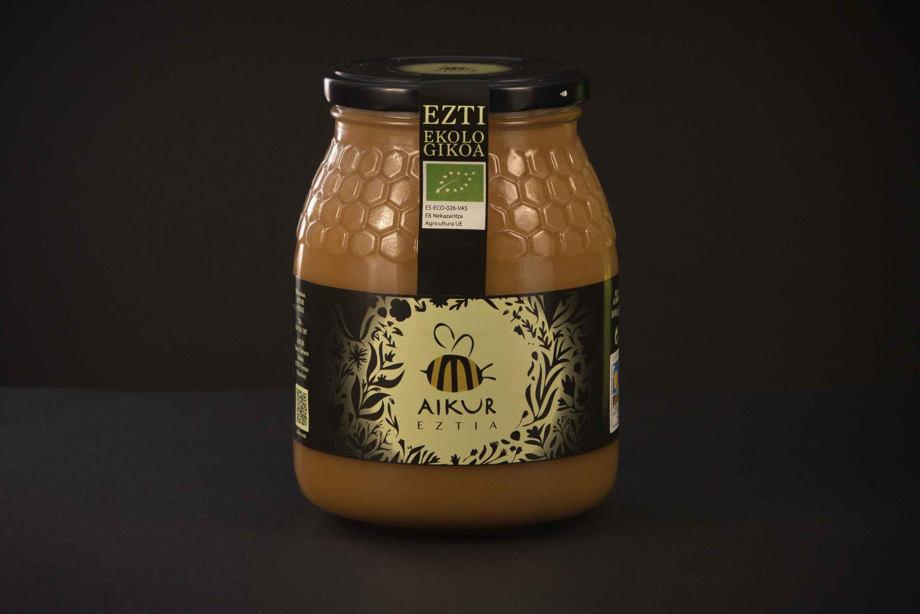 AIKUR miel ecológica y artesana. 1 kg.