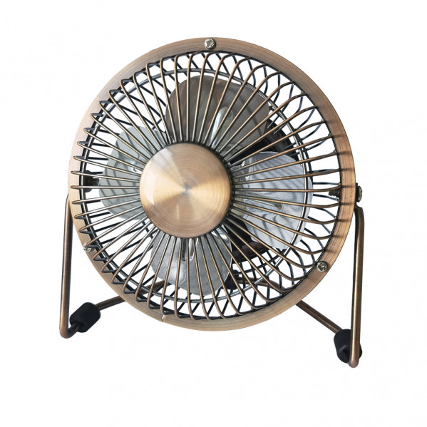 Ventilador de sombremesa metálico