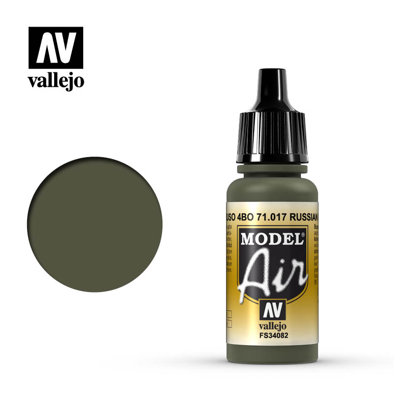 vallejo Model Air 71.017 Verde Ruso 4BO