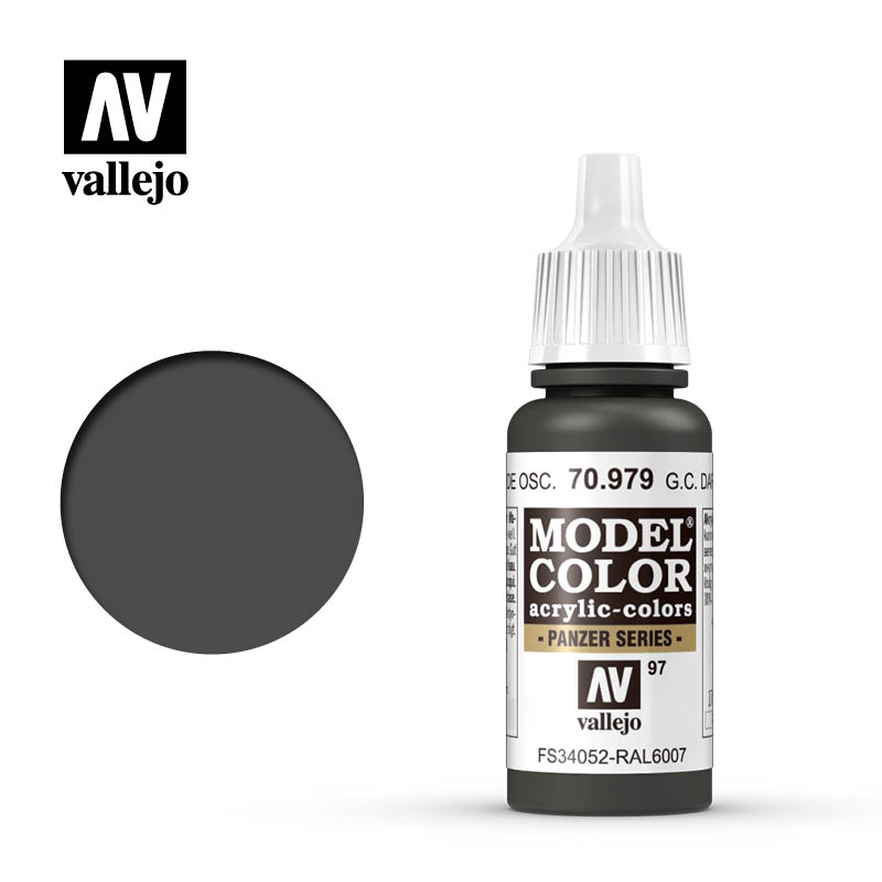 Vallejo Model Color 70.979 Alemán Camuflaje Verde Oscuro