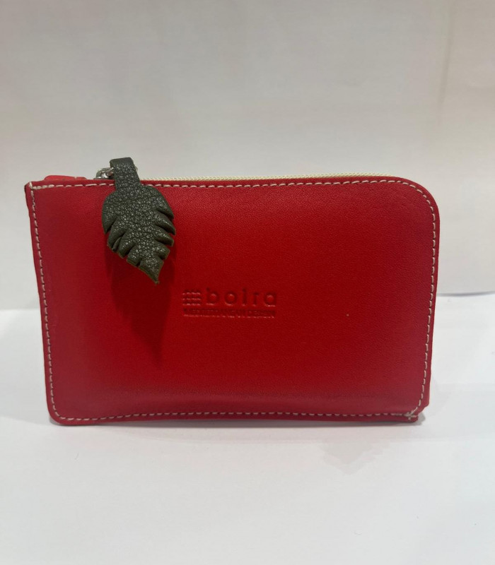 MONEDERO AGATHA ROJO VALTICO