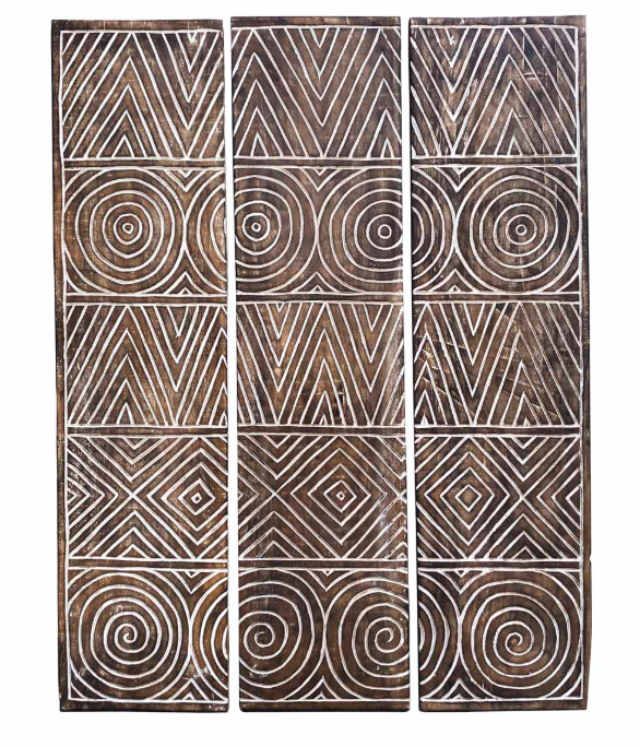 Panel decorativo madera