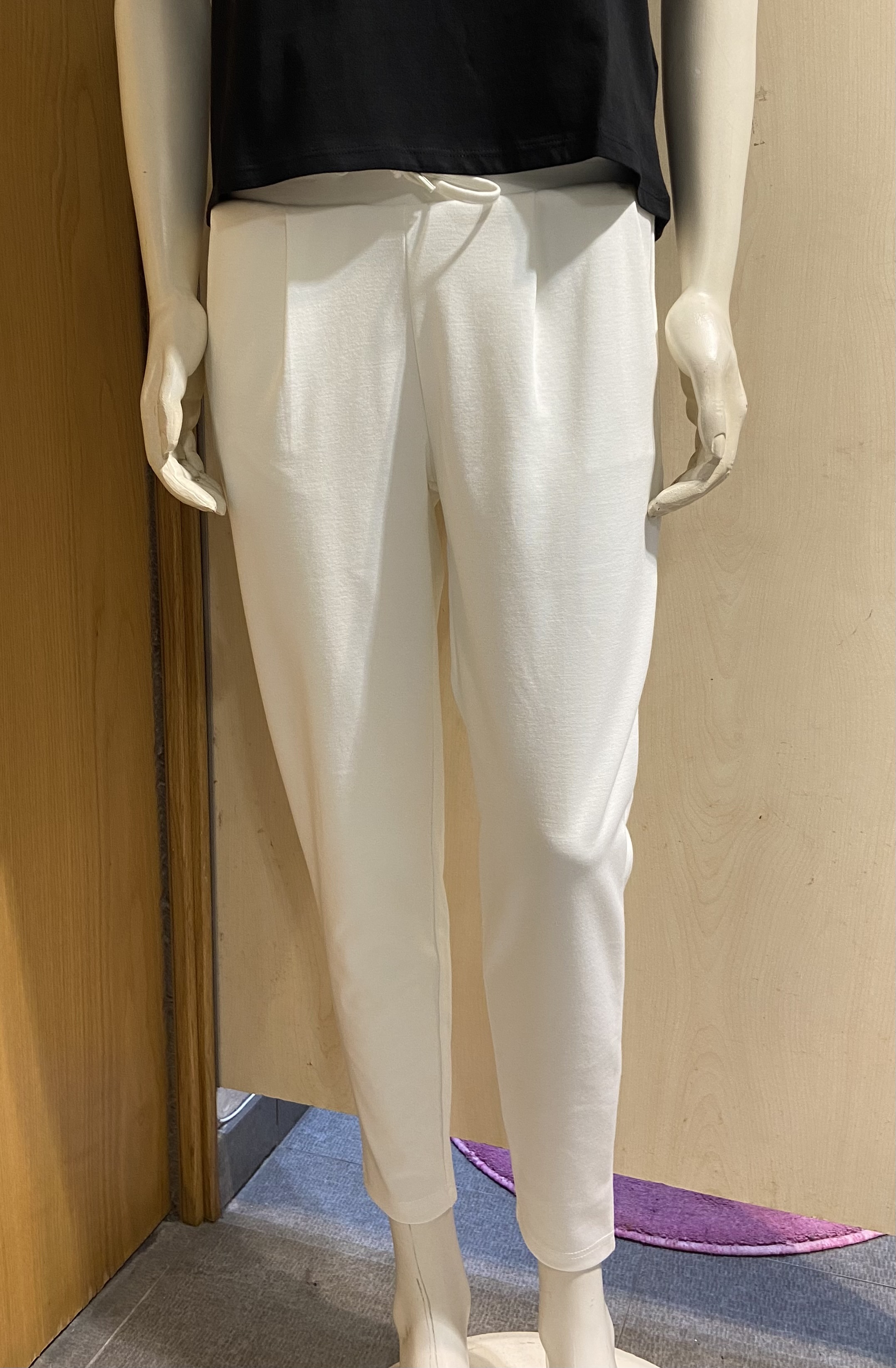 Pantalón Estrecho Blanco