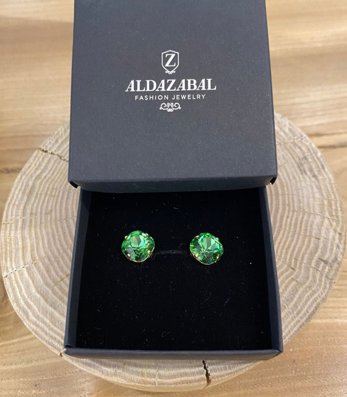 PENDIENTE SWAROVSKI P-743 VERDE ALDAZABAL