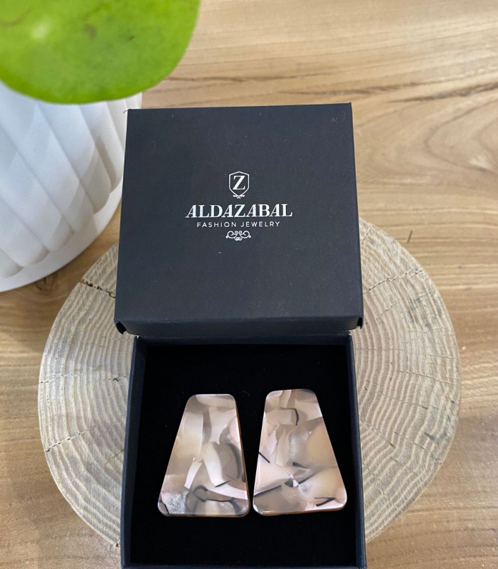 PENDIENTE TRAPECIO P-469 MAQUILLAJE ALDAZABAL