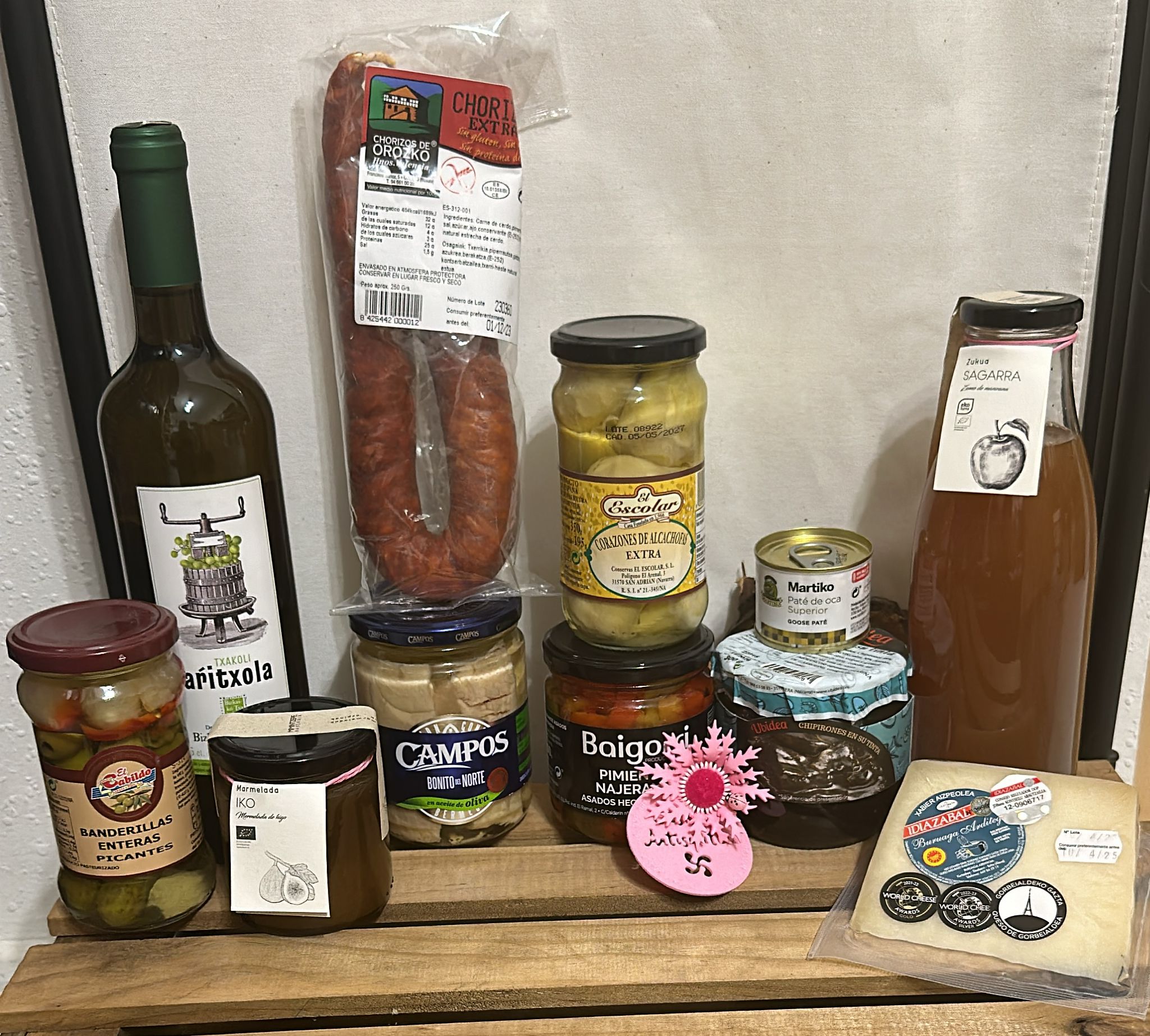 Cesta de regalo EUSKAL HERRIA