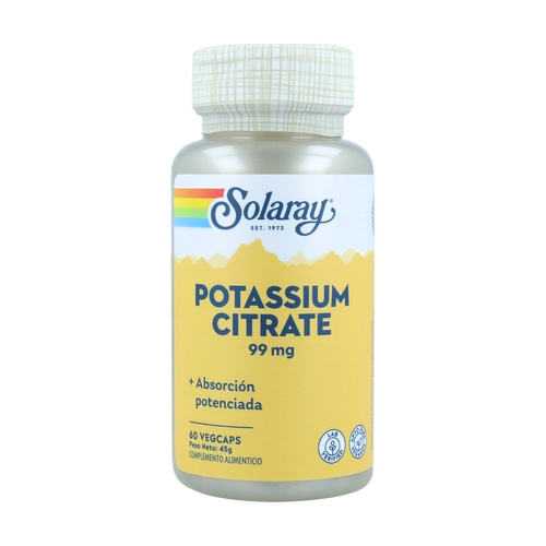 POTASIO (Citrato) 60cap Solaray