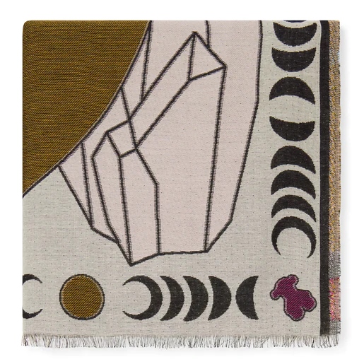 Tous Mujer Foulard Jacquard Beige Magic Natura