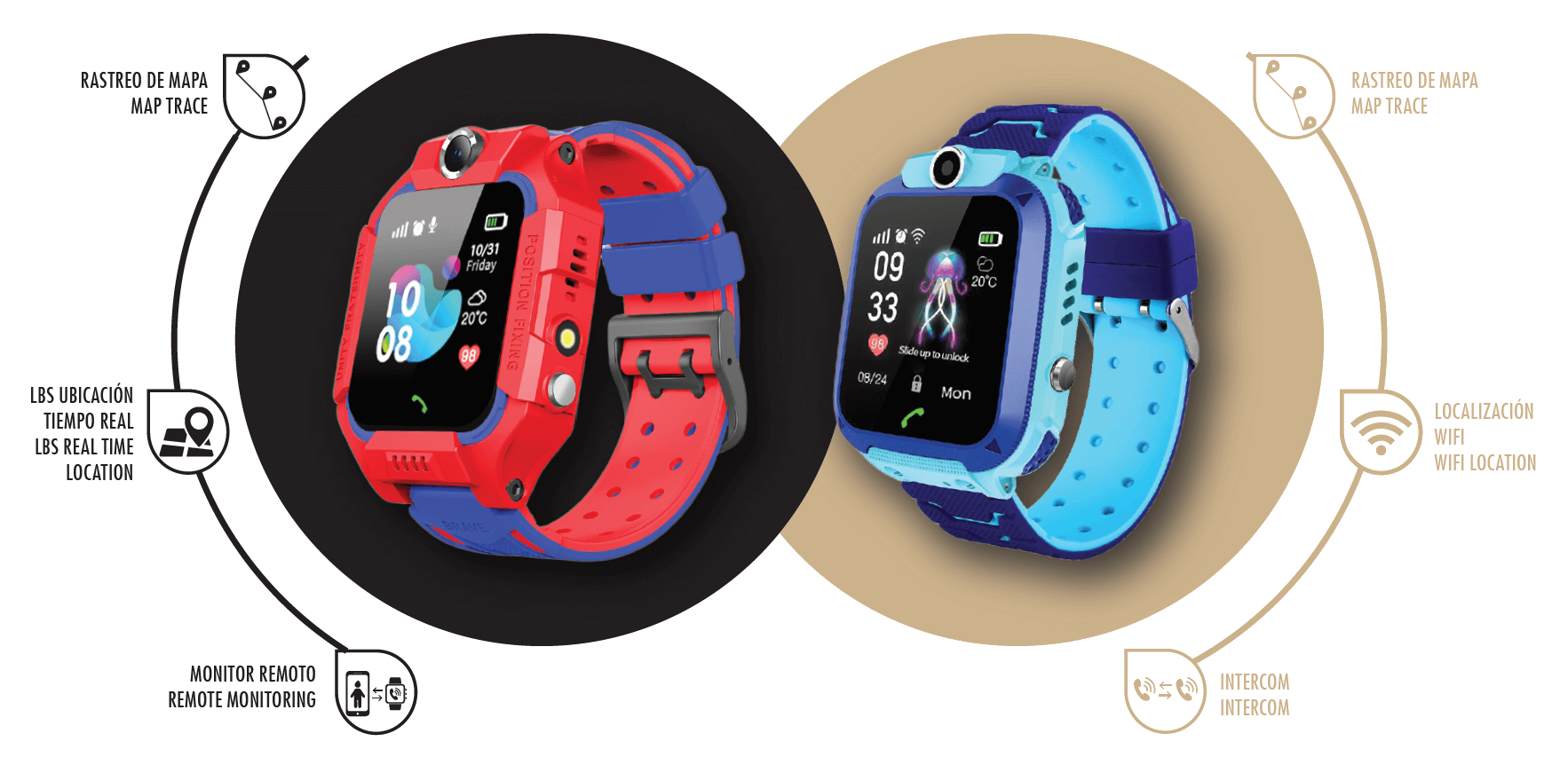 RELOJ WEARABLE INFANTIL. 8-11 años