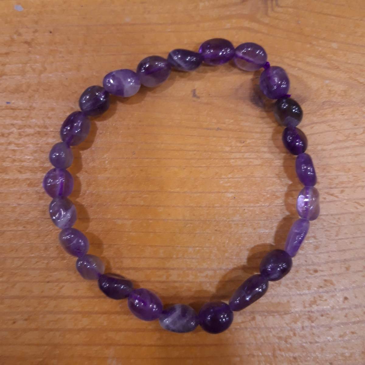 Pulsera mineral amatista AURA