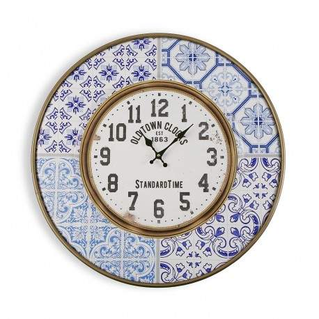 RELOJ PARED METAL 63CM