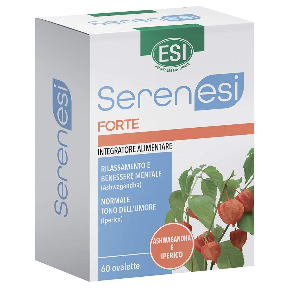 SERENESI FORTE con Ashwagandha e Hipérico (Antes StopDep) 60tabl. Esi - TREPAT DIET