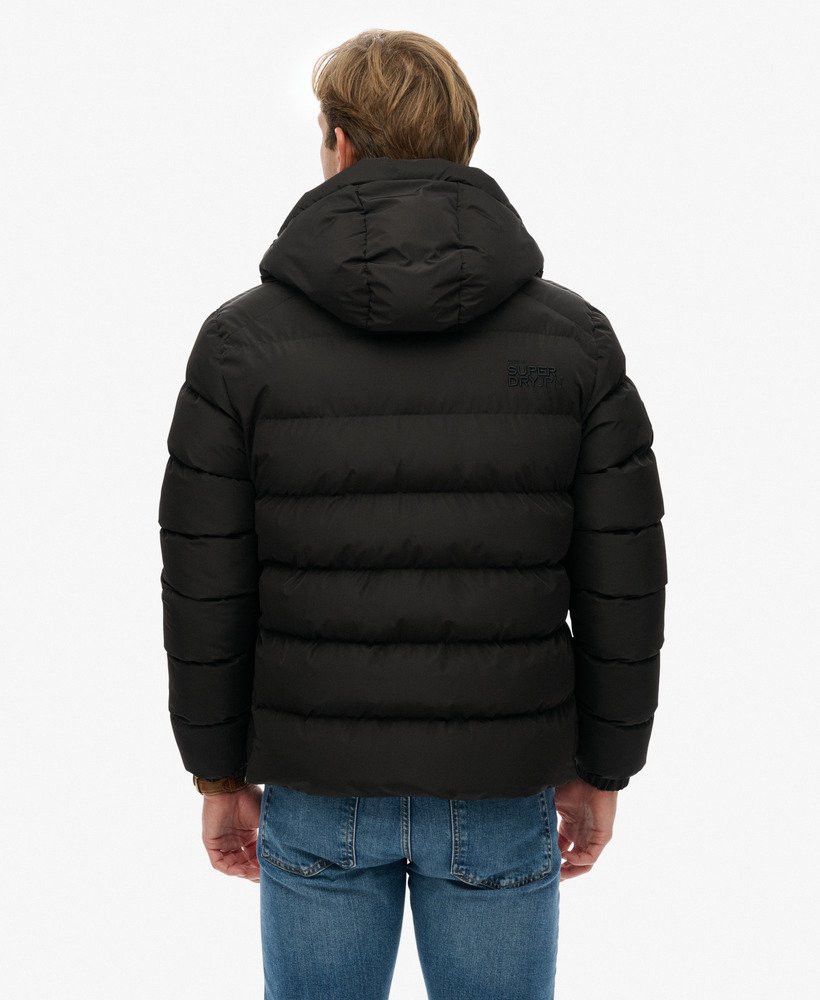 CHAQUETA ACOLCHADA NEGRA SUPERDRY