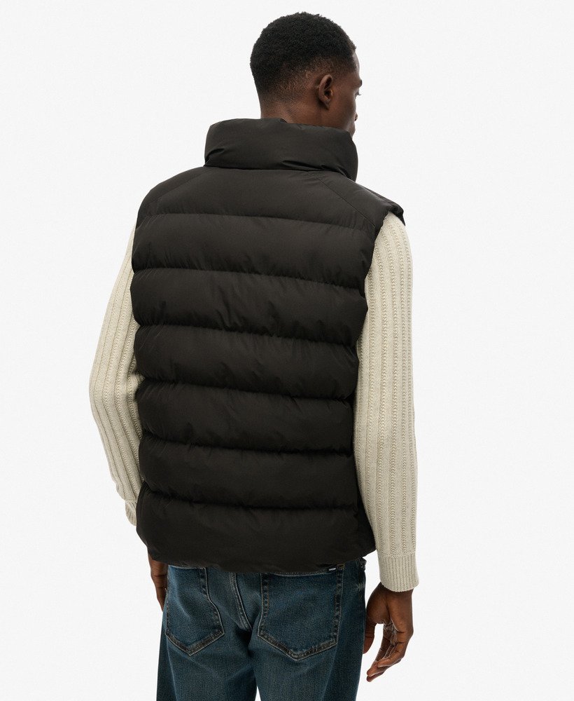 CHALECO NEGRO SUPERDRY