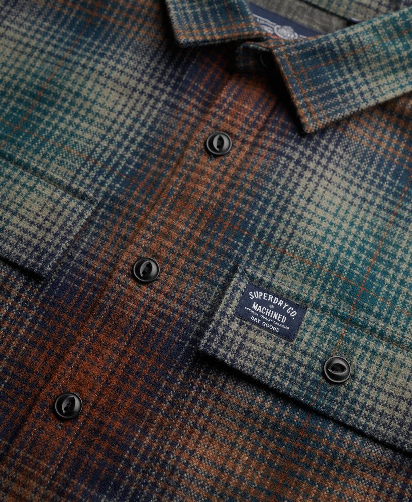 SOBRECAMISA LANA OCRE SUPERDRY