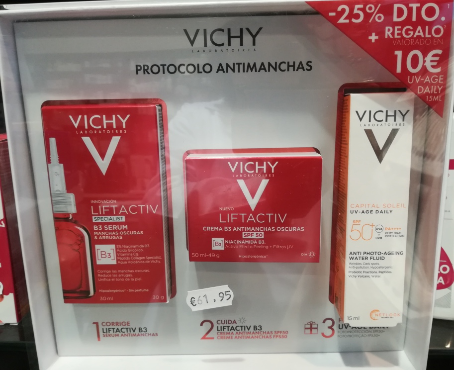 VICHY cofre Navidad antimanchas