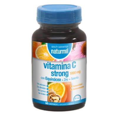 Vitamina C Strong 1000 mg 60 cápsulas NATURMIL