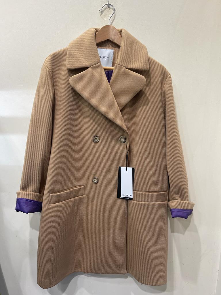 Abrigo camel
