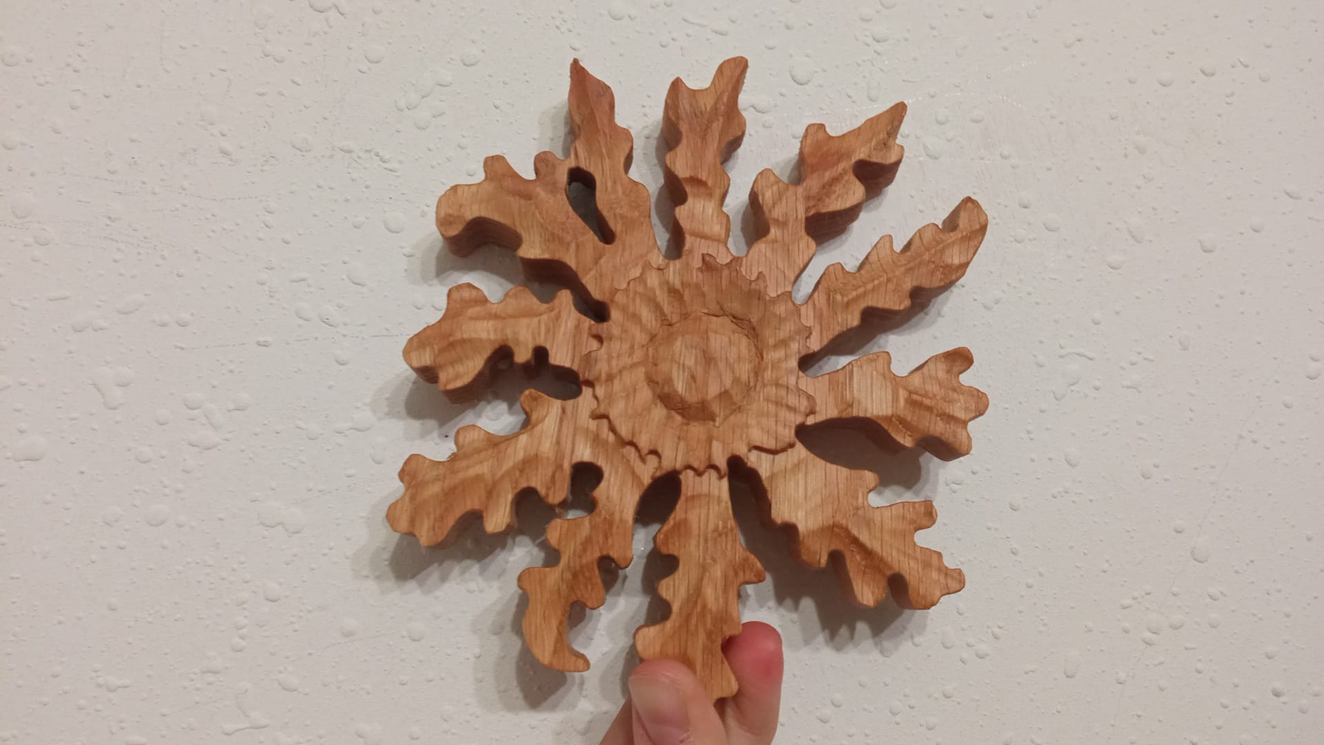 Eguzkilore de madera pequeño