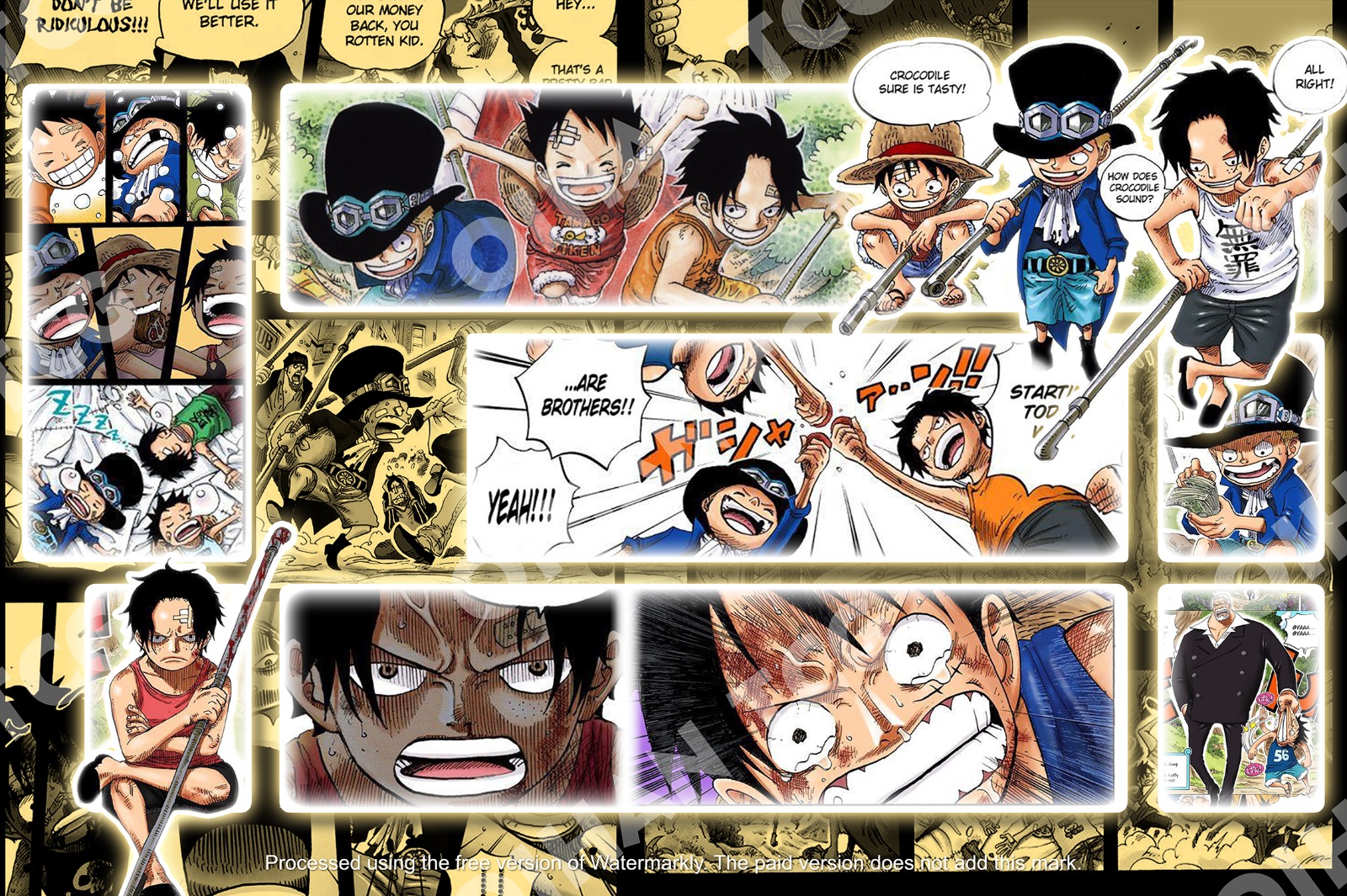 Three Brothers Amarillo- Playmat / One Piece