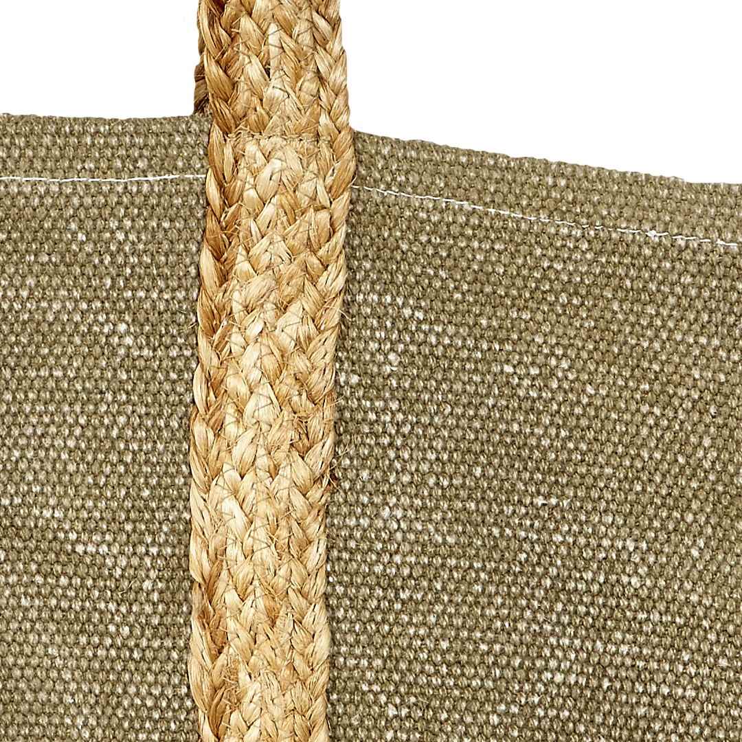 Bolso yute capazo verde