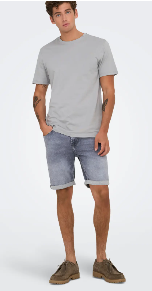 SHORTS GRIS ONLY